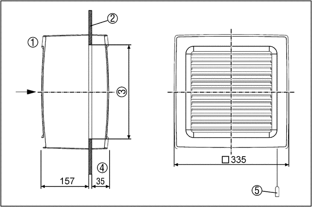 Fensterventilator EVN 22 R