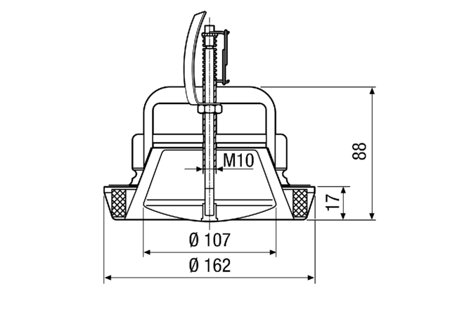 Tellerventil Brandschutz TB 12