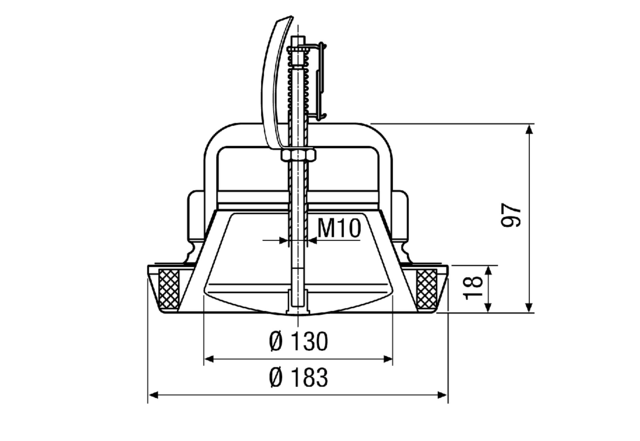 Tellerventil Brandschutz TB 15