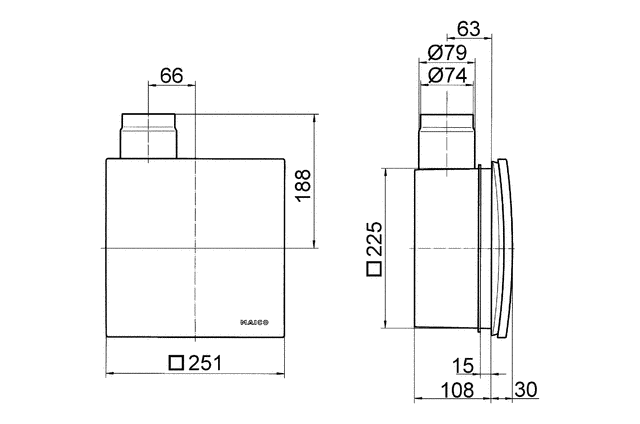 Ventilatoreinsatz ER 60 VZ 15