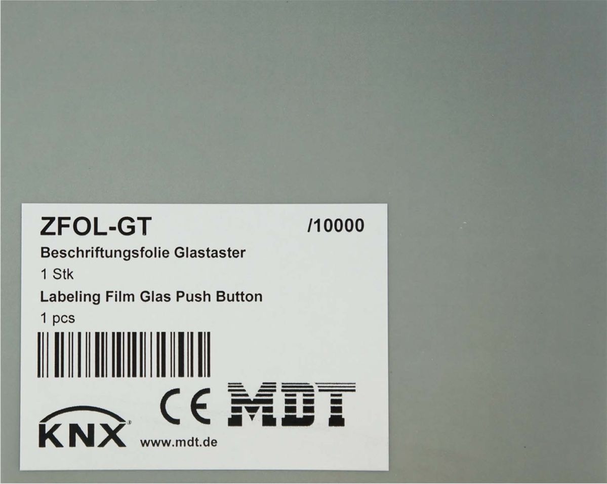 Beschriftungsfolie ZFOL-GT Beschriftungsfolie ZFOL-GT