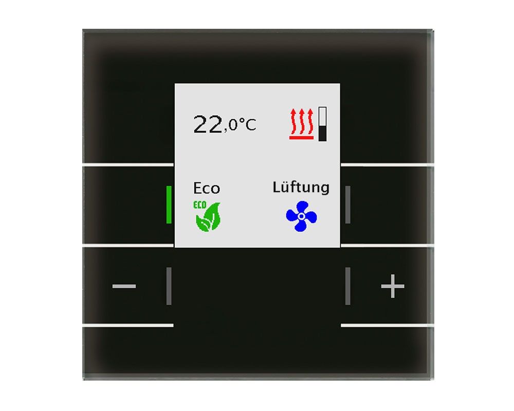 Glas Raumtemperaturregler SCN-RTRGS.02 Glas Raumtemperaturregler SCN-RTRGS.02