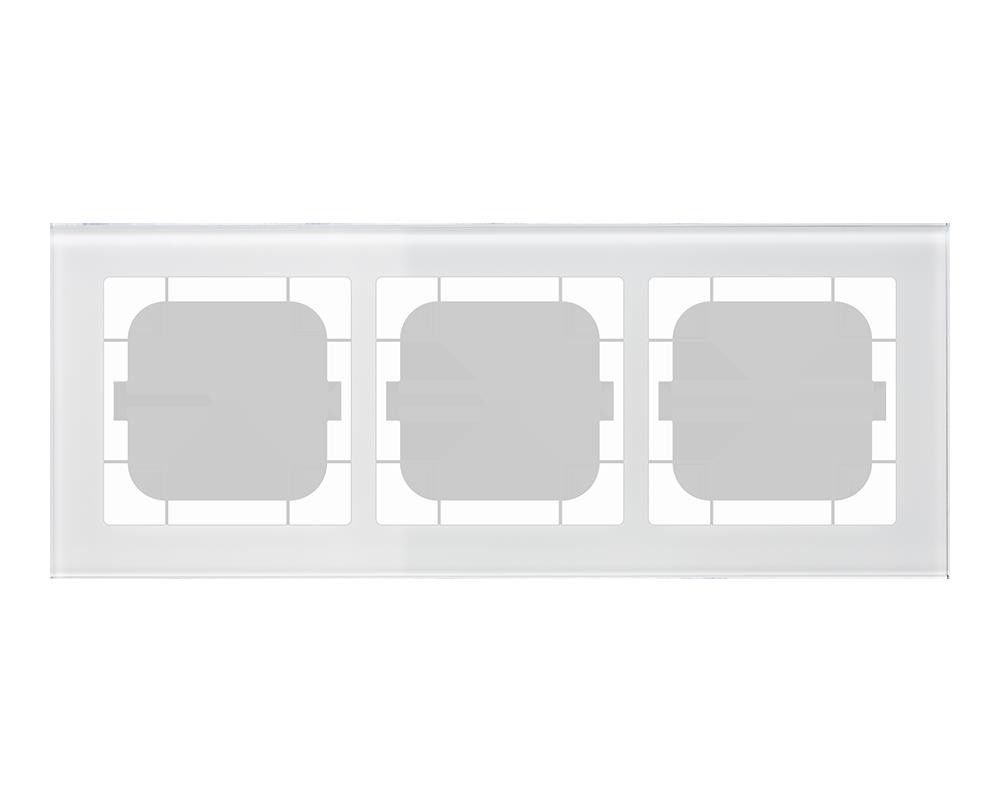 Glasrahmen 3-fach ws BE-GTR363W.01 Glasrahmen 3-fach ws BE-GTR363W.01