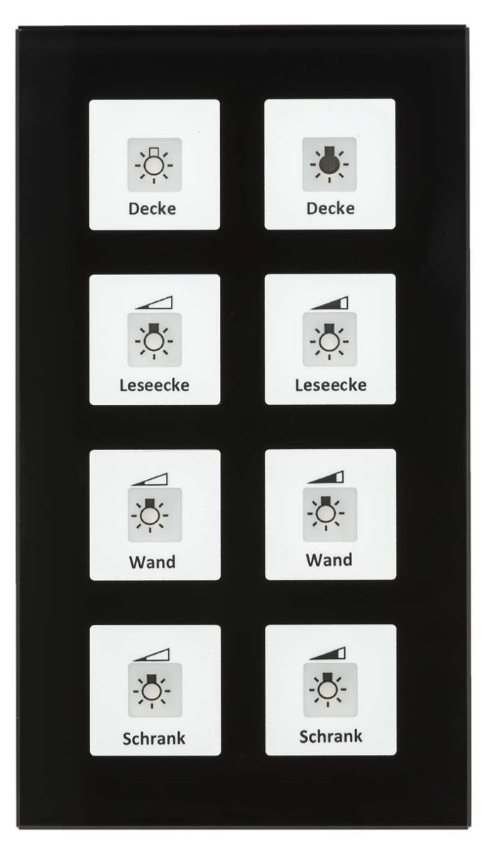 KNX RF+Funk Glastaster RF-GTT8S.01 KNX RF+Funk Glastaster RF-GTT8S.01