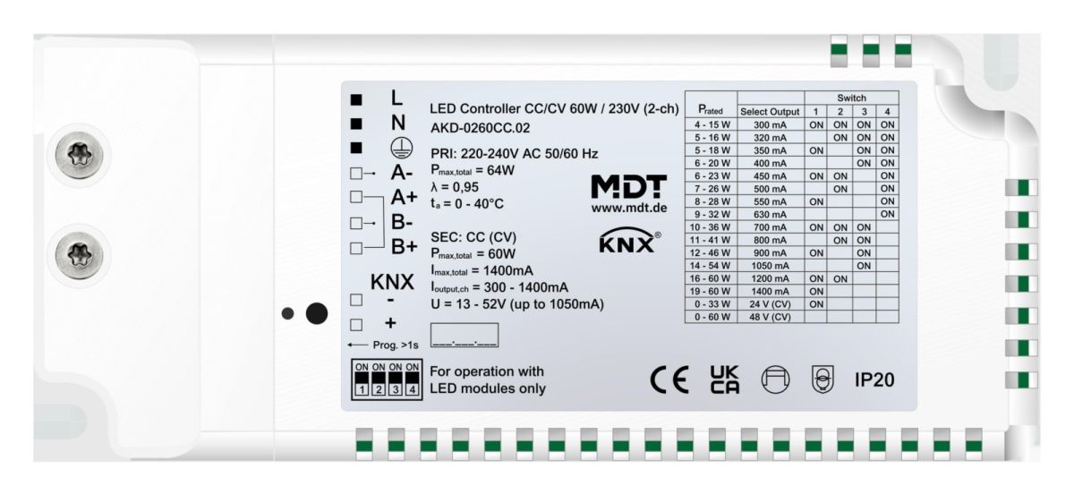 LED Controller CC/CV AKD-0260CC.02 LED Controller CC/CV AKD-0260CC.02