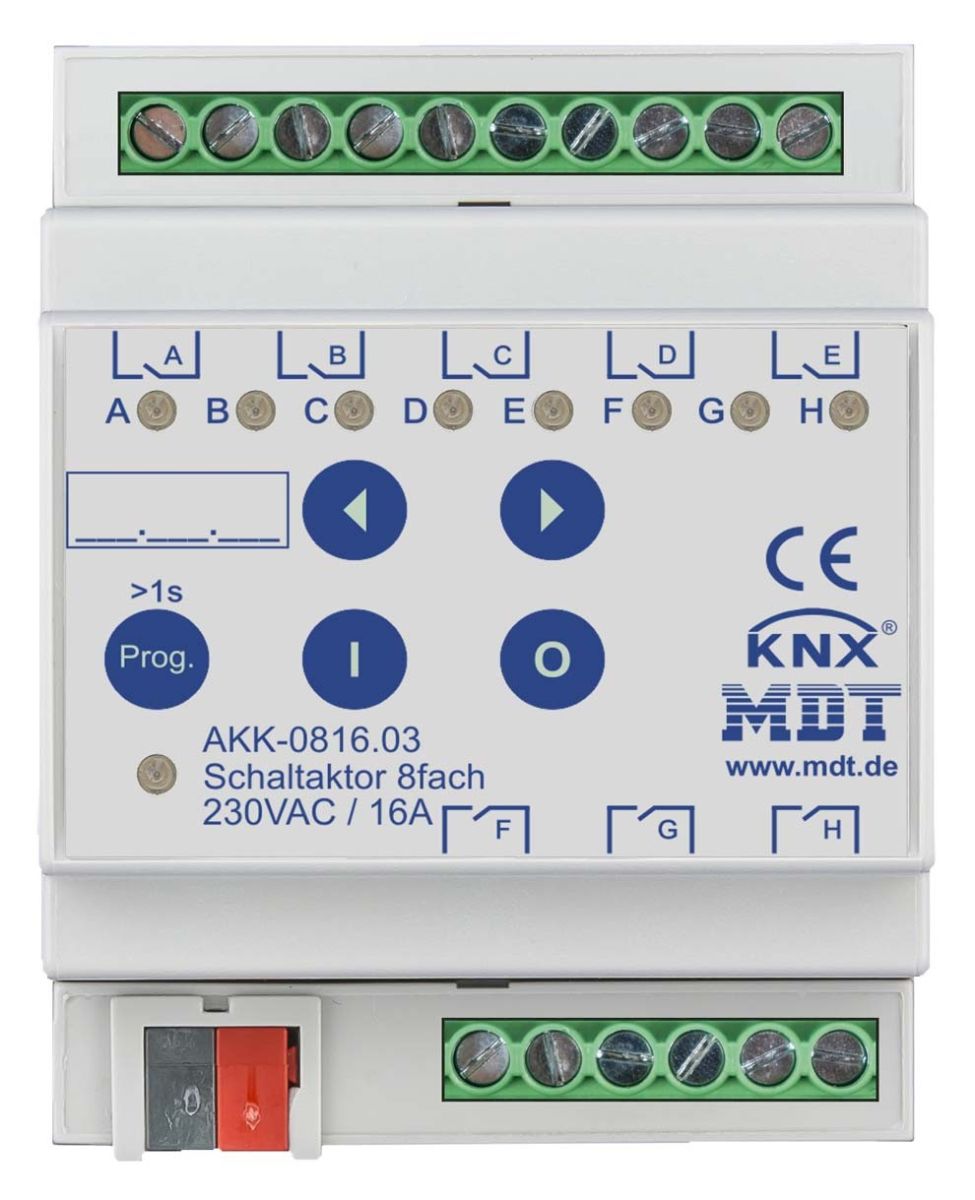 Schaltaktor AKK-0816.03 Kompakt 8-fach Schaltaktor AKK-0816.03 Kompakt 8-fach
