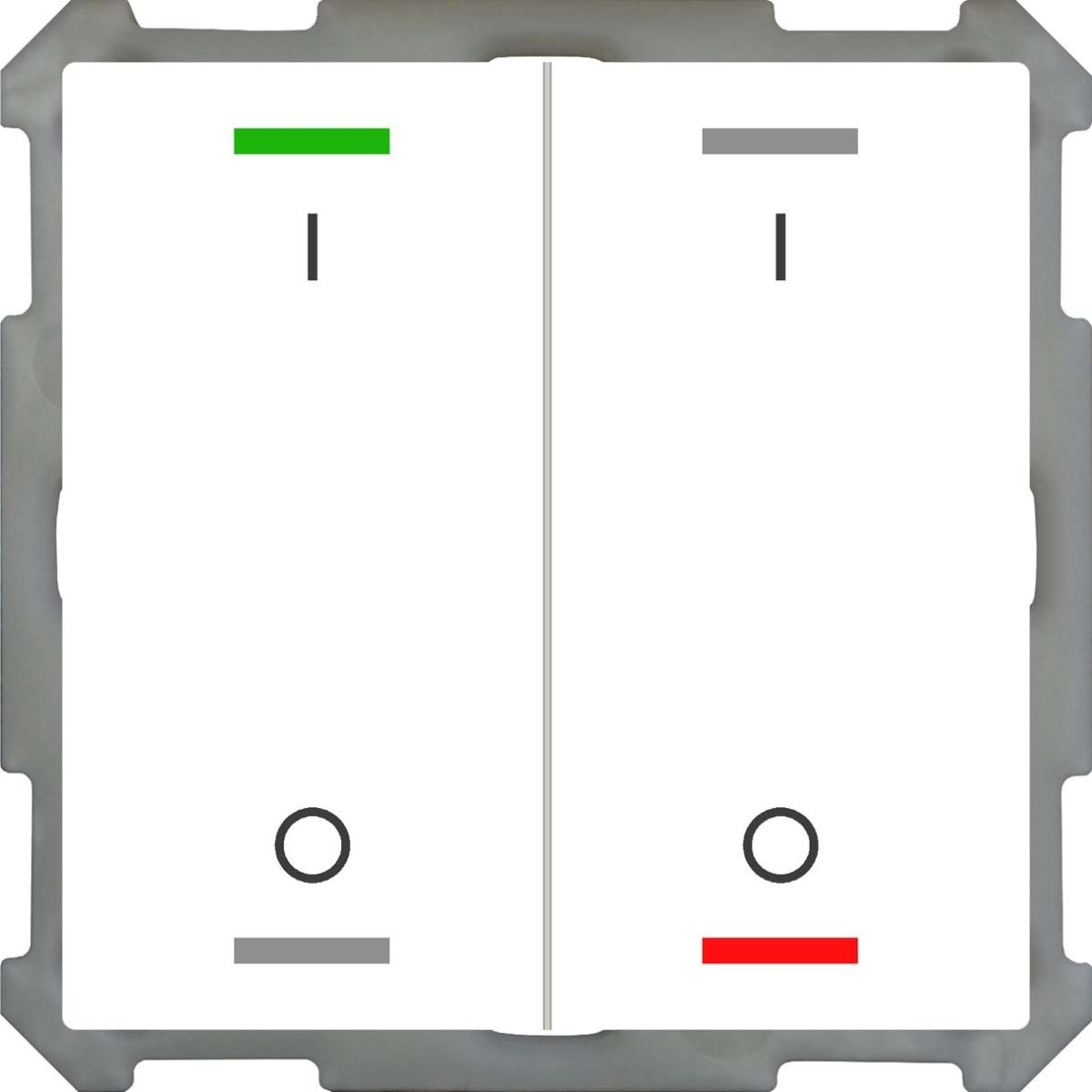 Taster Light 63 2-fach BE-TAL63T2.B1