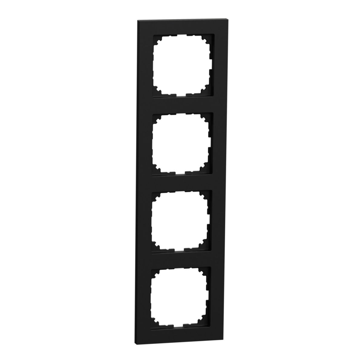 Rahmen 4fach sw matt MEG4040-3603