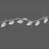 LED Deckenleuchte innen Quarto 11076-17 chrom