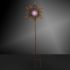 LED Erdspießleuchte Sonne 19775-70 rost