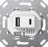USB-Spannungsvers. 2-fach 234900 Typ A / Typ C weiß