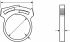 Befestigungsschelle SNP1-POM-WH-C1