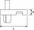 Befestigungssockel LKCRF1 PA66 NA 500