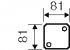 Isolierstoff-Montageplatte EB MP 04