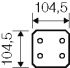 Isolierstoff-Montageplatte EB MP 06