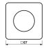 Abdeckung mit Drehknopf CD 1740 LG