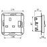 Abschaltbare Steckdose A 3171 SWM