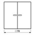 KNX RF Taster 2fach LS 10921 ST RF WWM