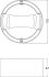 Aufbaurahmen DLIP44FRAMEDN115WT
