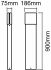 LED-Pollerleuchte 90cm ENDURASTYLEELLIPS.90