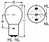 Niedervolt-Zweiwendellampe SIG 3015UELLCL1