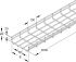 Gitterrinne U-förmig MTS 54.150 V