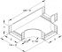 T-Stück für Kabelrinne RTS 110.600 F