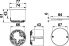 Geräte-Verbindungsdose HW HG 61-AD-D