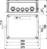 Kabelabzweigkasten T250ED 4x16AD