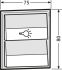 Komb.Klingel/Lichtmodul 97-9-85274 ws