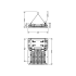 LED-Hallenleuchte 3301 L210 ER
