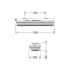 LED-Wannenleuchte 144 12L22 AUS