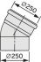 Bogen 30 Grad 250mm 0020106565