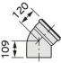 Bogen 45 Grad 0020095556