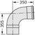 Bogen 87 Grad 0020095553