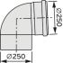 Bogen 87 Grad 250mm 0020106563