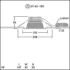 LED-Downlight CETUS3M1000-840HFRWH