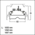 LED-Lichtbandleuchte TRINOS LED #42186774