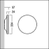 LED-Wand-u. Deckenleuchte CAELA RMS #60819067