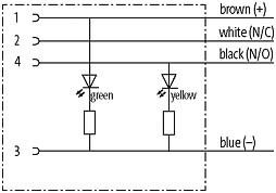 M12 Bu ger. mit LED 7000-12291-2340300