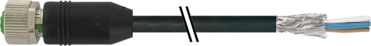 M12 Buchse gerundet 7000-13221-6431500 M12 Buchse gerundet 7000-13221-6431500