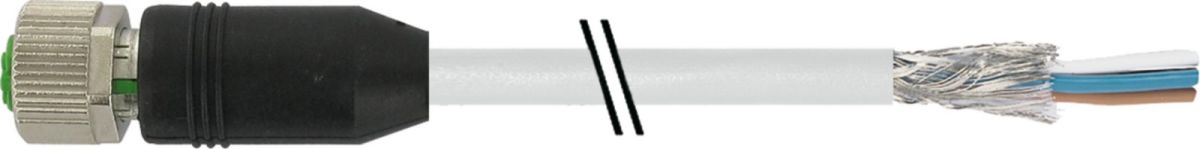M12 Buchse gerundet 7000-17121-2941500
