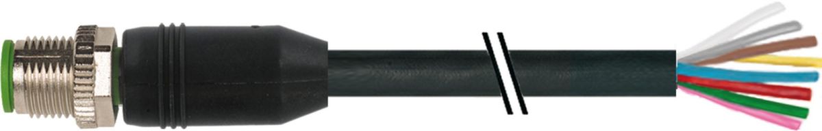 Stecker M12 A-kod. 7000-17001-6640100