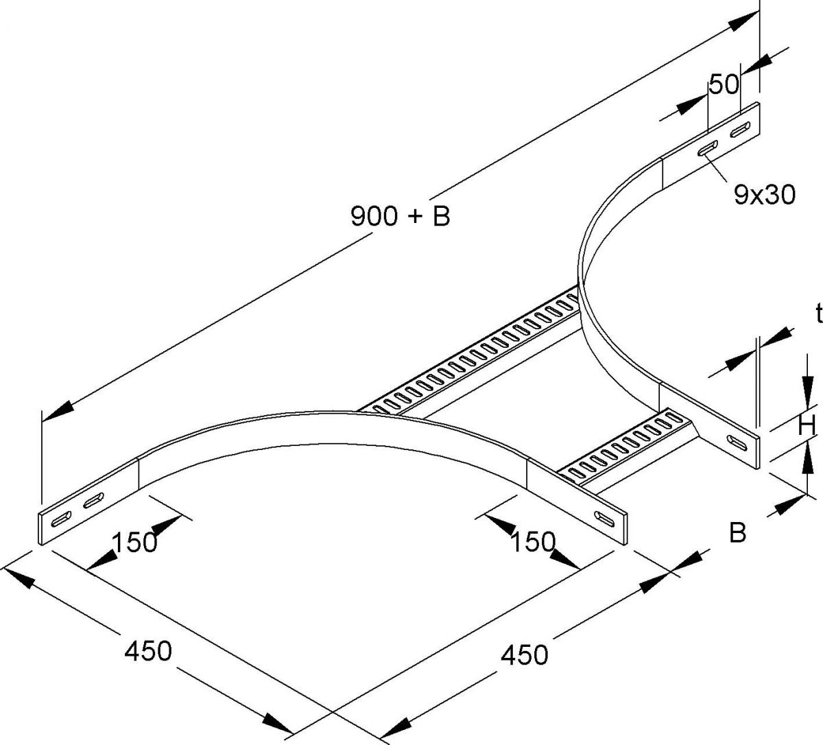 Anbau-T-Stück KLMUAT 40.600 F