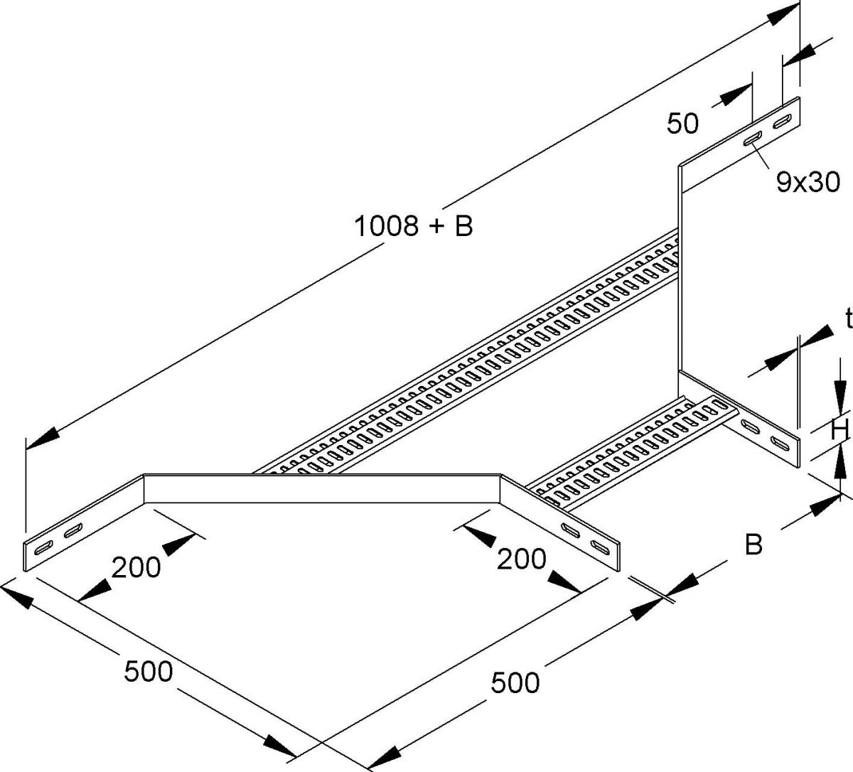 Anbau-T-Stück KLMZTAL 40.400 F