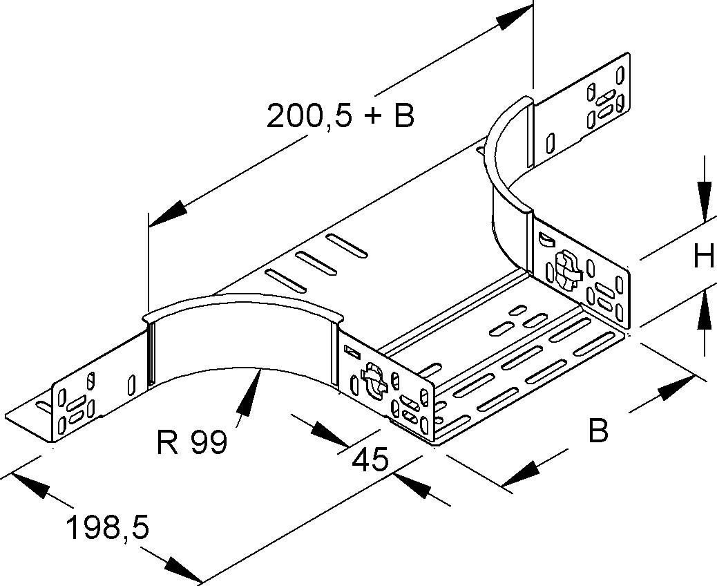 Anbau-T-Stück RTAC 60.200 S