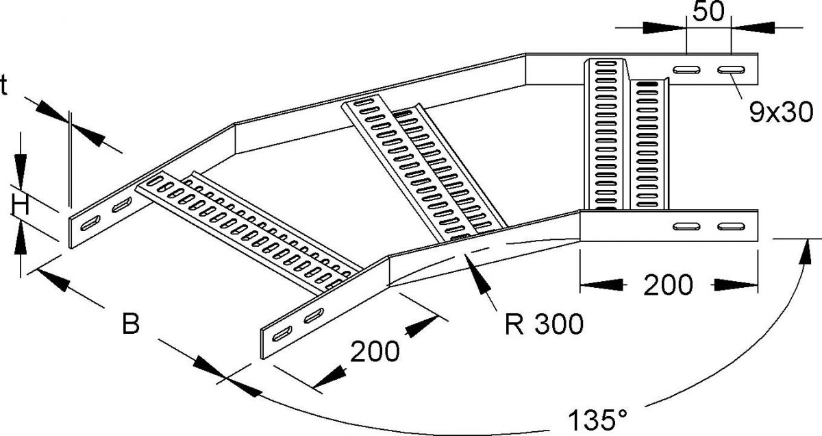 Bogen 45Gr. KLMZBBL 40.150 F
