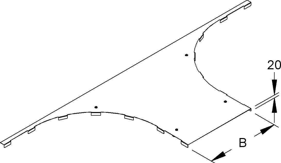 Deckel für Anbau-T-Stück WTARDV 500 F