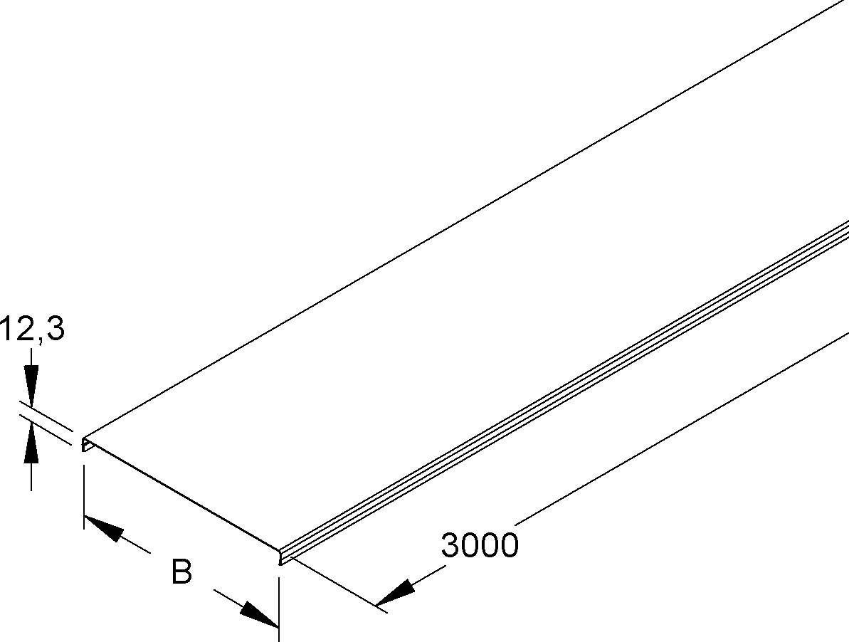 Deckel für Gitterrinne GRD 40 S