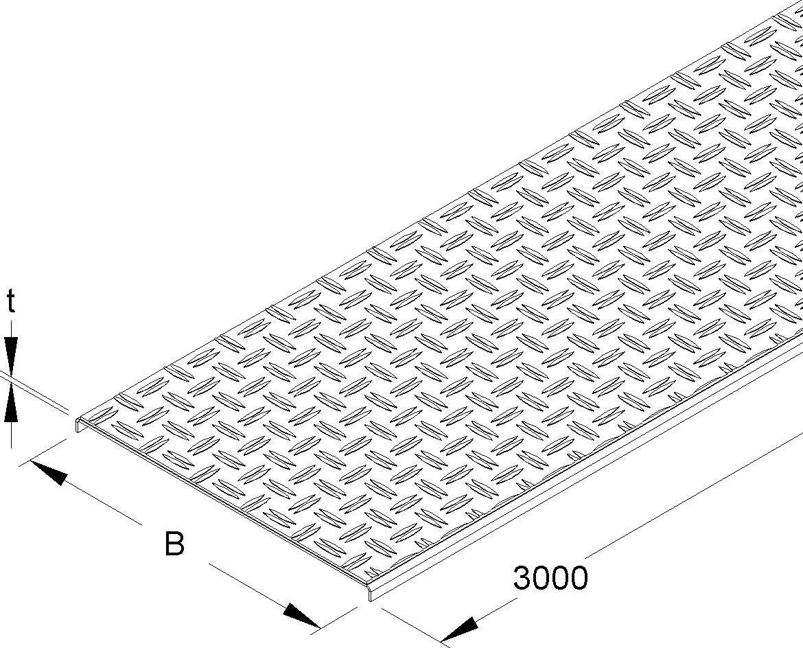 Deckel für Kabelrinne RDSRS 600
